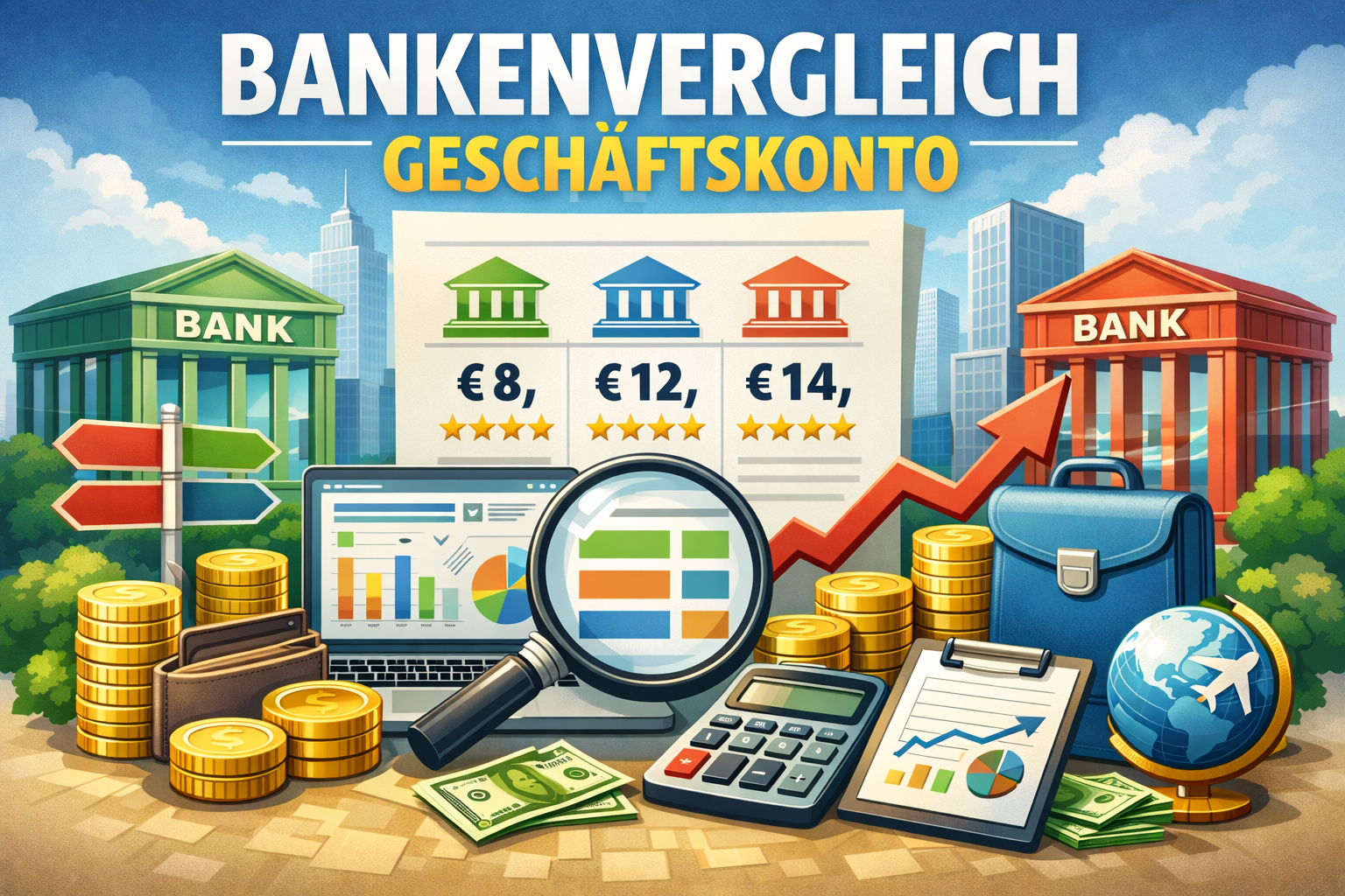 Bankenvergleich: Geschäftskonten vergleichen