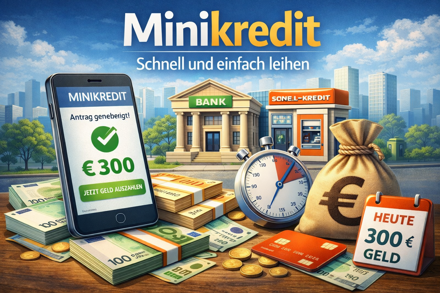 Bankenvergleich Minikredite