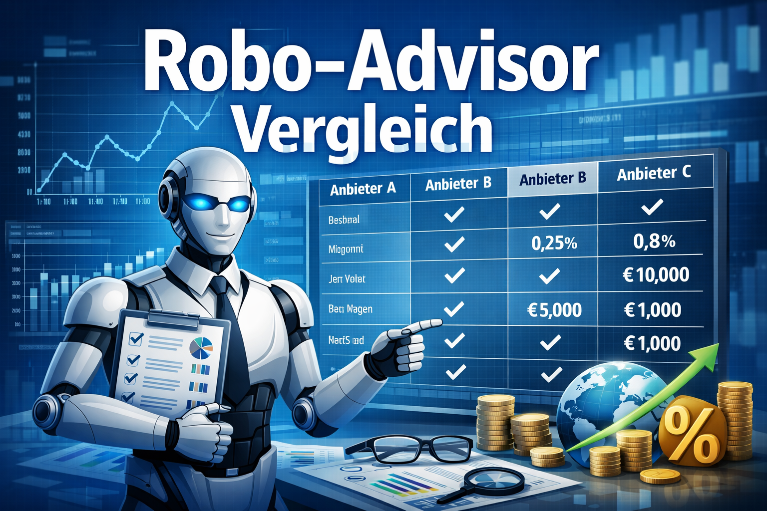 Vergleich Robo-Advisor - Illustration von bankeninformation.net